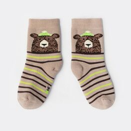 07742304-21 Носки детские махровые Мишка коричневый для мальчики коричневый