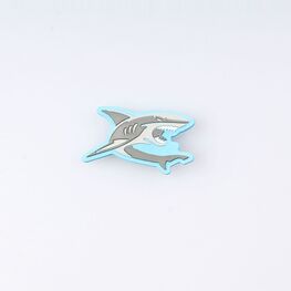 03014007-40 Украшение для обуви Акула для мальчики серый фото №3