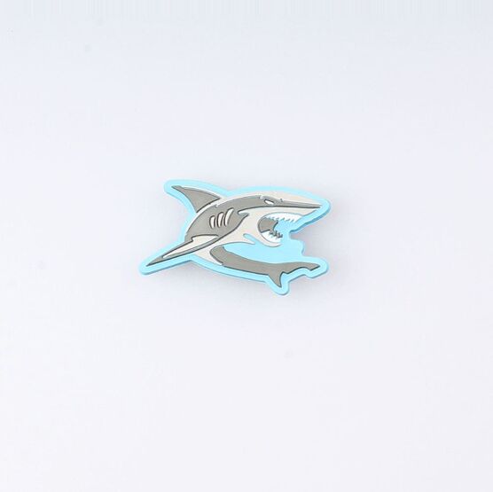 03014007-40 Украшение для обуви Акула для мальчики серый фото №3