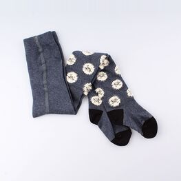 07832398-40 Колготки хлопковые джинс для девочки джинс