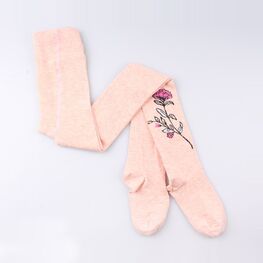 07831334-40 Колготки хлопковые розовые для девочки розовый