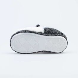 731114-11 Тапочки для девочки чер-бел фото №3