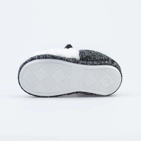 731114-11 Тапочки для девочки чер-бел фото №3