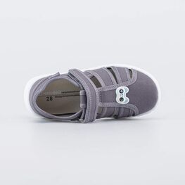 421123-11 Текстильная обувь для детей Джойстик для мальчики серый фото №4