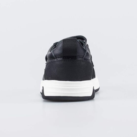 432169-21 Кожаные кеды-полуботинки для мальчика для мальчики черный фото №5