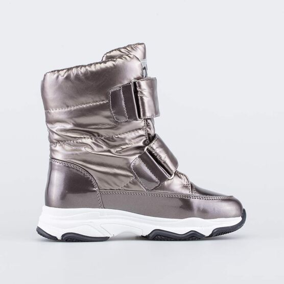 654057-42 Сапожки-дутики для девочки для девочки бронзовый фото №2