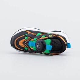 644406-74 Кроссовки с эффектом плоской подошвы для мальчики черный фото №4