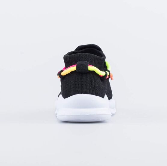 641036-11 Кроссовки из вязаного текстиля для девочки черный фото №5