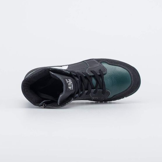 552328-41 Зимние ботинки для мальчика для мальчики чер-зел фото №4