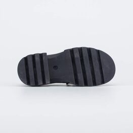 732369-21 Чёрные лоуферы для девочки для девочки черный фото №3