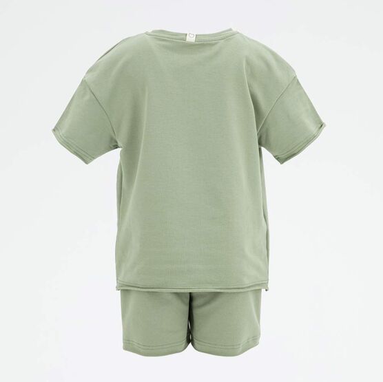 07764060-40 Костюм шорты + футболка оливковый для универсальные оливковый фото №3