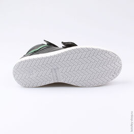 652109-21 Ботинки для мальчики сер-зел фото №3