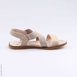 724009-21 Босоножки для девочки бежевый фото №2
