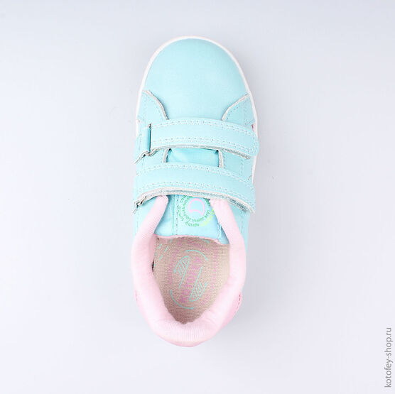 334013-73 Полуботинки для девочки голубой фото №4