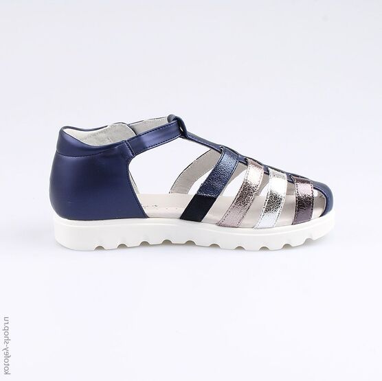 523059-22 Босоножки для девочки светло-синий фото №2