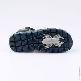 522112-22 Сандалии на липучке для мальчики синий фото №3