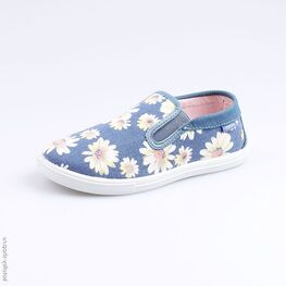 631078-11 Кеды для девочки голубой