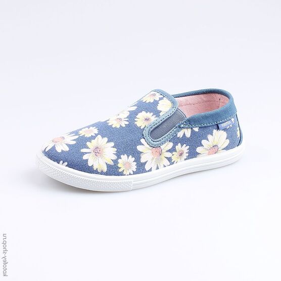 631078-11 Кеды для девочки голубой