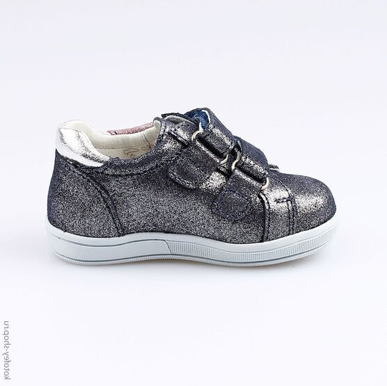 132122-23 Полуботинки для девочки светло-синий фото №2