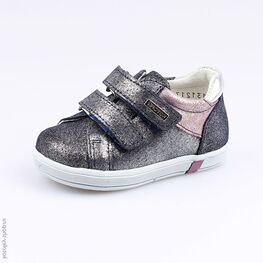 132122-23 Полуботинки для девочки светло-синий