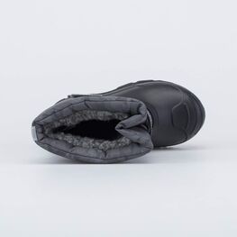 664119-47 Сноубутсы на липучках для мальчики серый фото №4