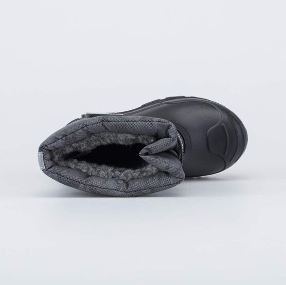 664119-47 Сноубутсы на липучках для мальчики серый фото №4