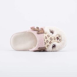 531319-11 Домашние тапочки Оленёнок для девочки розовый фото №4