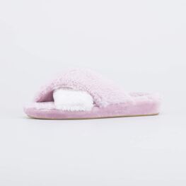 731056-13 Пушистые тапочки для девочки для девочки сиреневый