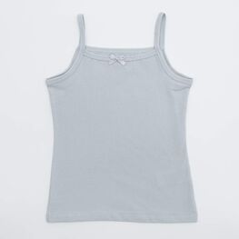 07854020-40 Майки для девочки 2 шт. белый+серый для девочки бел-сер фото №2