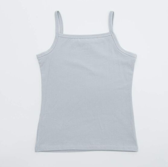 07854020-40 Майки для девочки 2 шт. белый+серый для девочки бел-сер фото №3