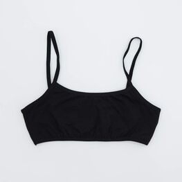 07854021-40 Топ-бюстье для девочки 3 шт. для девочки бел-чер-сер фото №2