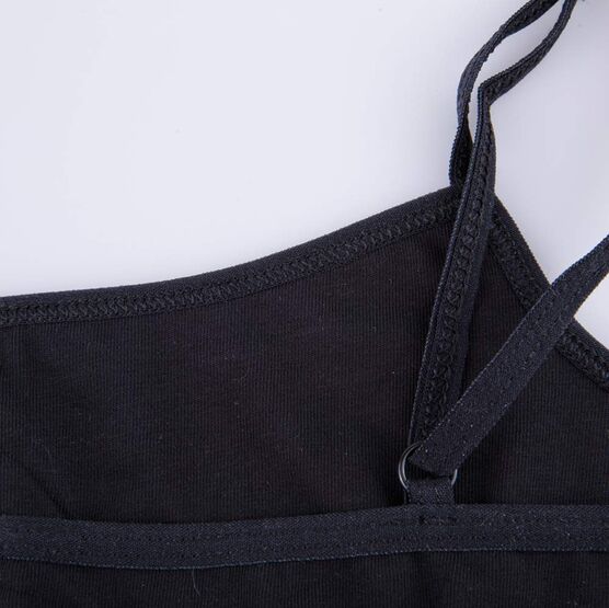 07854021-40 Топ-бюстье для девочки 3 шт. для девочки бел-чер-сер фото №5