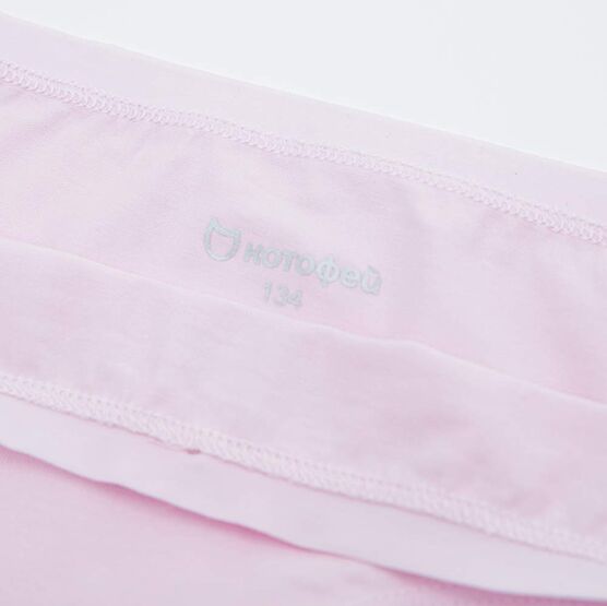 07855021-41 Трусики для девочки комплект 3 шт. белый+голубой+розовый для девочки бел-гол-роз фото №4