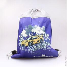 02708040-20 Мешок для сменной обуви для мальчики светло-синий фото №2