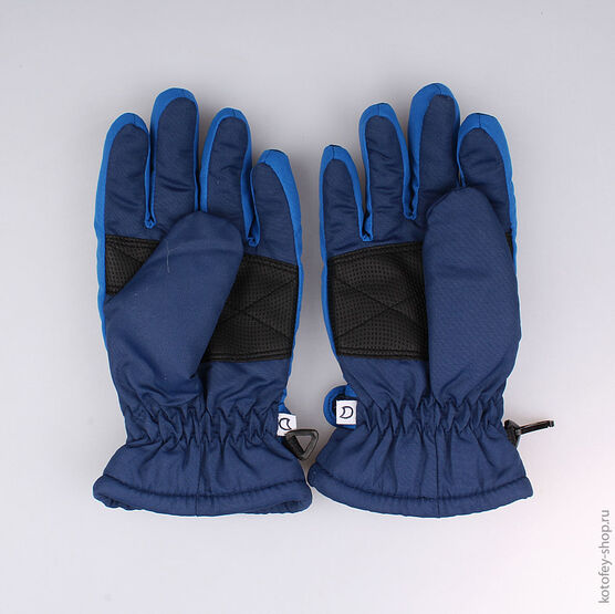 07722056-11 Перчатки детские для мальчики светло-синий фото №2