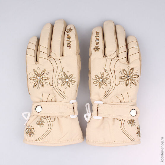 07822055-20 Перчатки детские для девочки бежевый