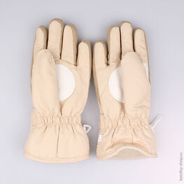 07822055-20 Перчатки детские для девочки бежевый фото №2