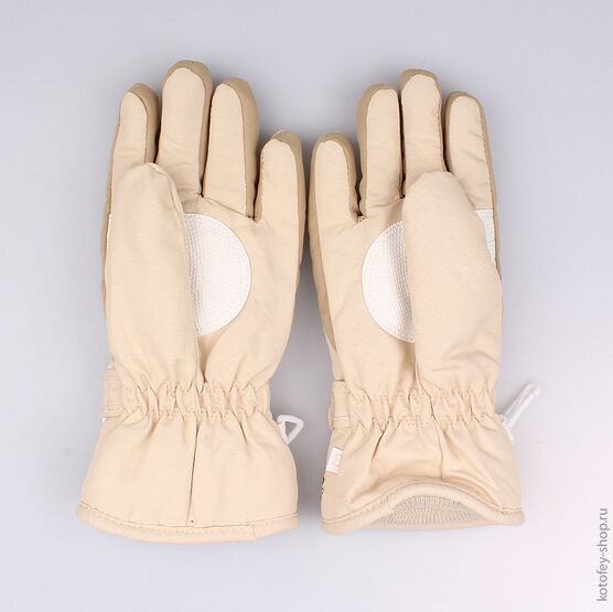 07822055-20 Перчатки детские для девочки бежевый фото №2