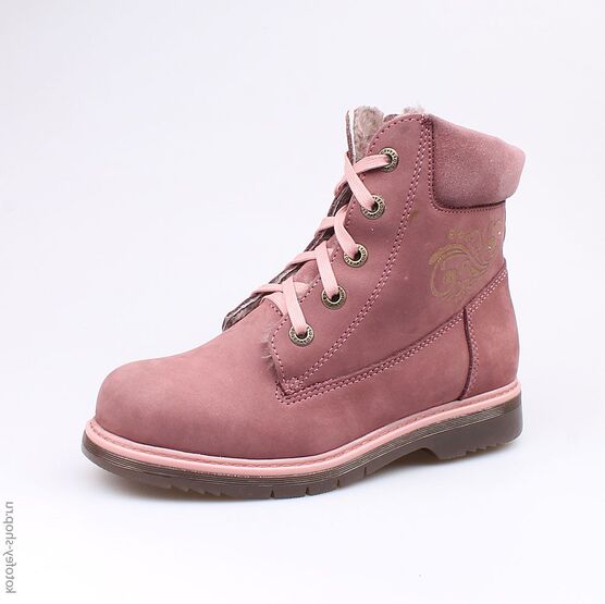 652094-52 Сапожки для девочки розовый