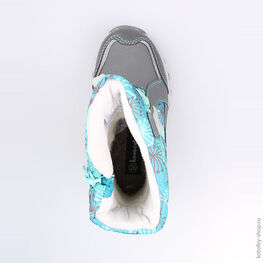 464917-41 Мембранные сапожки для девочки сер-бир фото №4