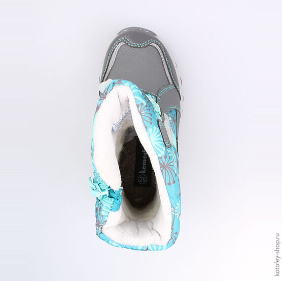 464917-41 Мембранные сапожки для девочки сер-бир фото №4