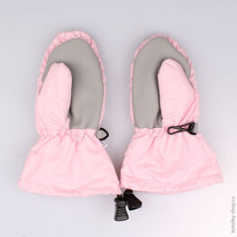 07821034-00 Варежки детские для девочки розовый фото №2