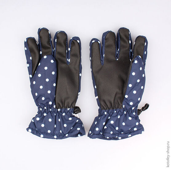 07822052-20 Перчатки детские для девочки темно-синий фото №2