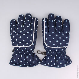 07822029-10 Перчатки детские для девочки светло-синий