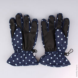 07822029-10 Перчатки детские для девочки светло-синий фото №2