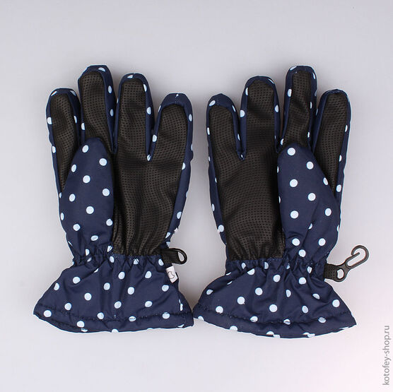 07822029-10 Перчатки детские для девочки светло-синий фото №2