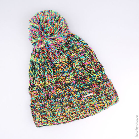 07811088-20 Шапка зимняя салатовая для девочки салатовый