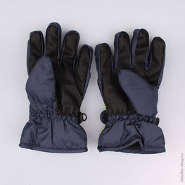 07722051-10 Перчатки детские для мальчики син-зел фото №2