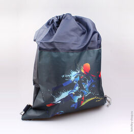 02708032-20 Мешок для сменной обуви для мальчики серый