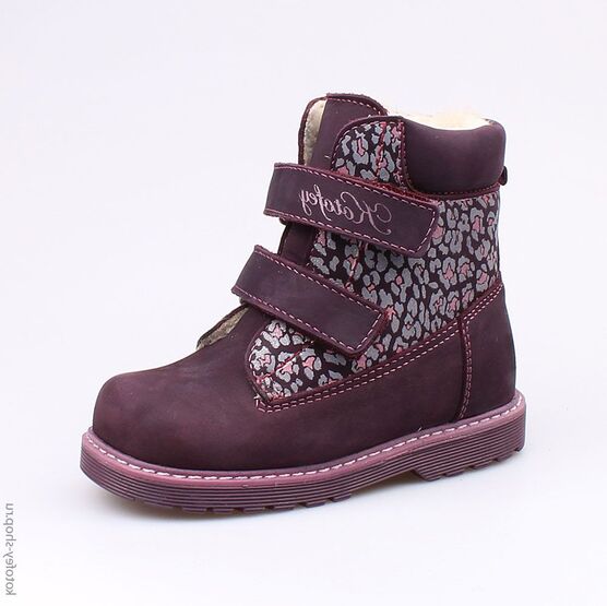 352125-41 Сапожки для девочки фиолетовый